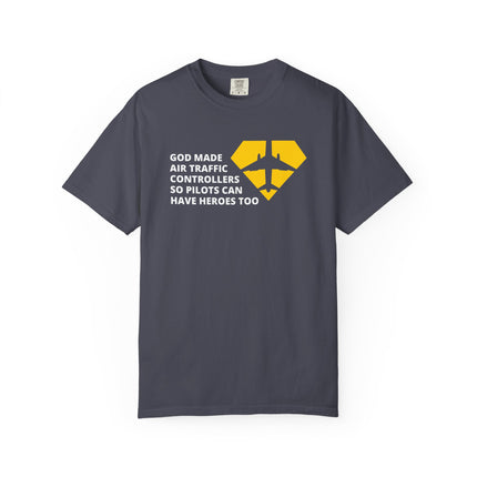 Air Traffic Controllers Superman Logo T-shirt | Pilot Appreciation Tee