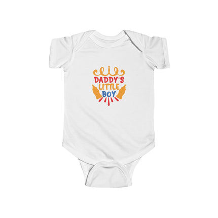 Daddy's Little Boy Infant Bodysuit – Cute Baby Onesie Gift