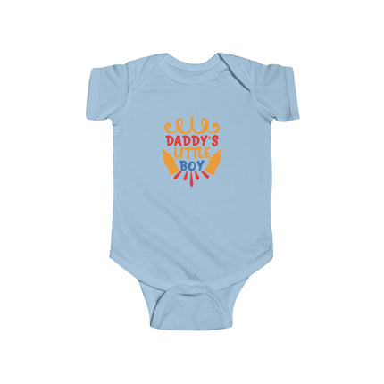 Daddy's Little Boy Infant Bodysuit – Cute Baby Onesie Gift