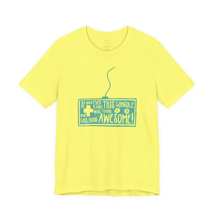 Retro Gaming Tee – “If You Played This Console When You Were Young, Then Your Childhood Was Awesome”