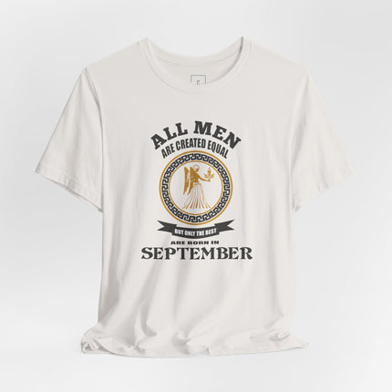 All Men Are Created Equal September T-Shirt | Zodiac Virgo Tee