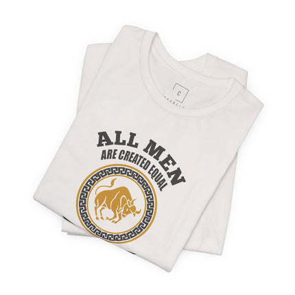 All Men Are Created Equal May T-Shirt | Leo Zodiac Birthday Tee