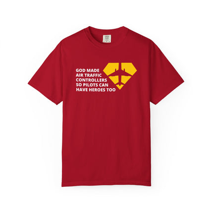Air Traffic Controllers Superman Logo T-shirt | Pilot Appreciation Tee