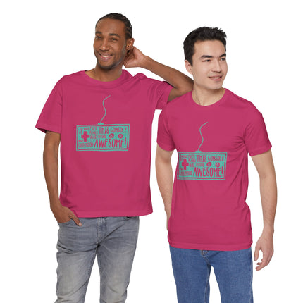 Retro Gaming Tee – “If You Played This Console When You Were Young, Then Your Childhood Was Awesome”