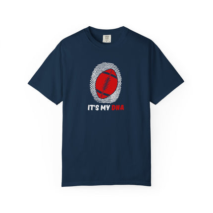 Red Football DNA T-Shirt | Small Graphic Tee, Sports Logo