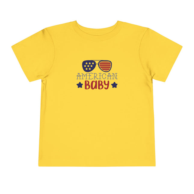 American Baby sunglasses graphic Tee | Toddler Tee, Patriotic Fourth of July