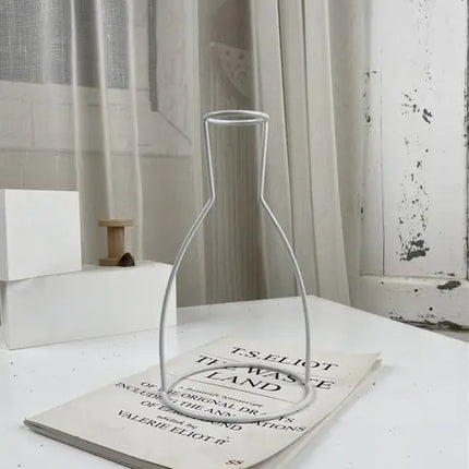 Nordic Style Iron Flower Vase