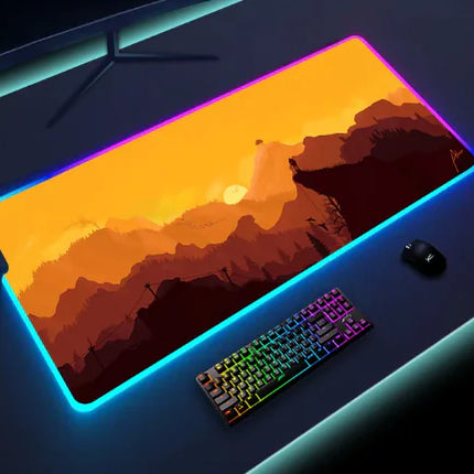 Luminous LED Lighting Mouse Pad