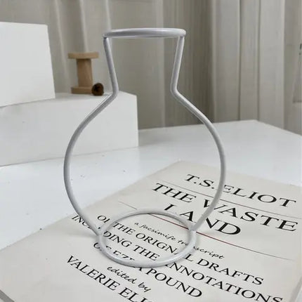 Nordic Style Iron Flower Vase