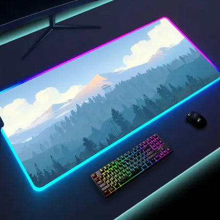 Luminous LED Lighting Mouse Pad